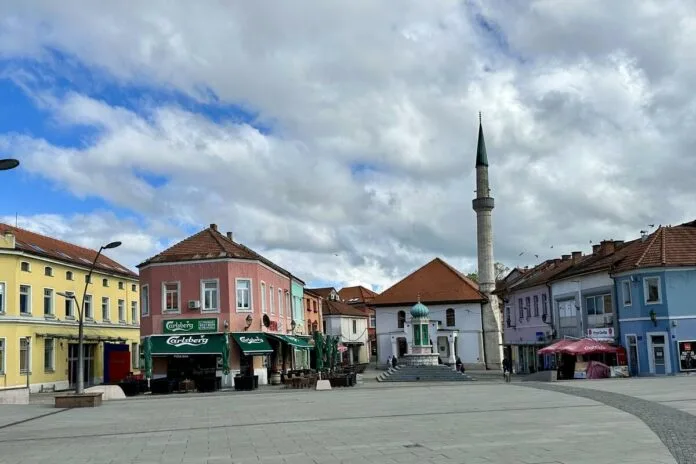 Students and pupils in Tuzla protest against the increase in public transport prices