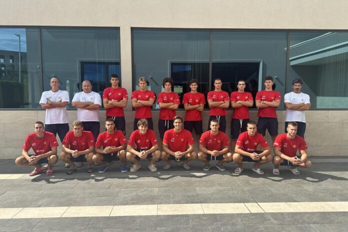 Montenegrin water polo players at the World Championship in Argentina