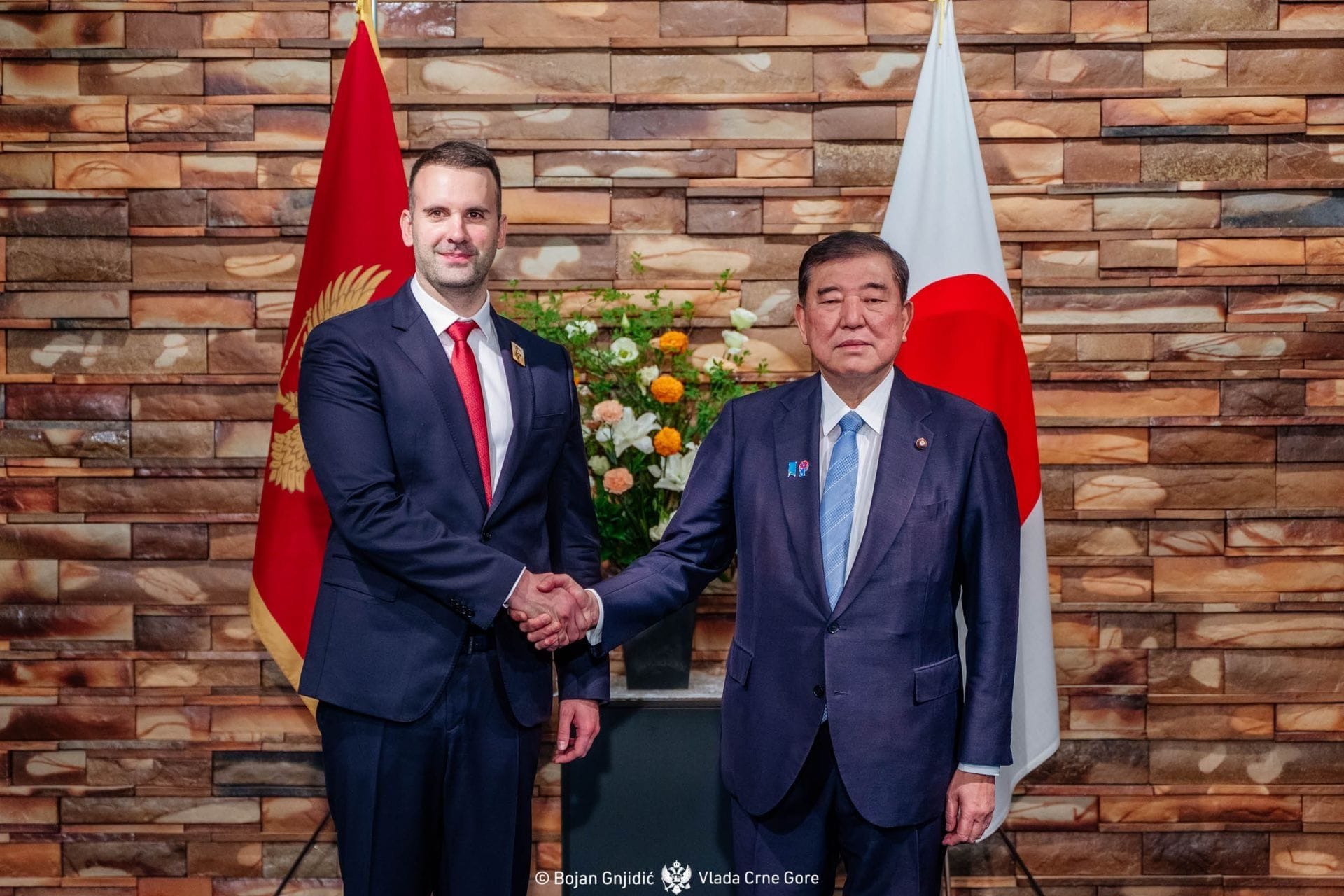 Milojko Spajić - Šigeru Išiba, predsjednik Vlade Japana