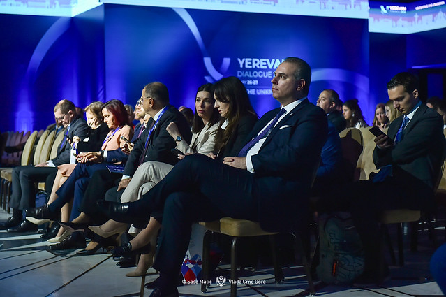 Filip Ivanović at the international conference Yerevan Dialogue 2025