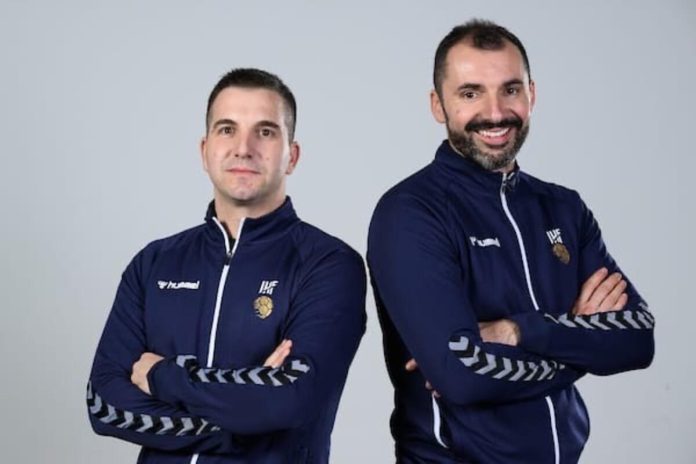 Ivan Pavićević and Miloš Ražnatović referee at the Olympic Games in Paris
