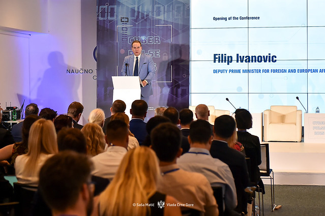 Filip Ivanović - opening of the first regional conference on cybersecurity titled 'WB CyberPulse 2025: Tracking Progress, Building Resilience, Driving Change'