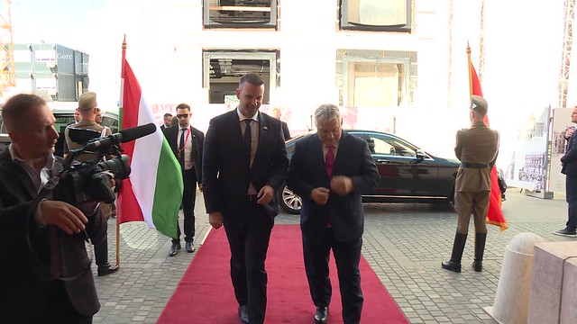 President of the Government Milojko Spajić on a working visit to Hungary - scenes (Part I)